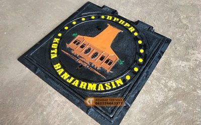 Manhole Banjarmasin Besi Cor Proyek Dinas PUPR