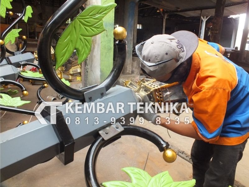 Pabrik Produsen Tiang Lampu Jalan Palembang