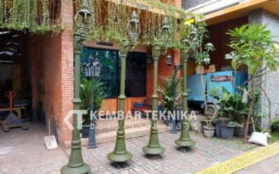 Tiang Lampu Jalan Minimalis Bahan Besi Bermutu