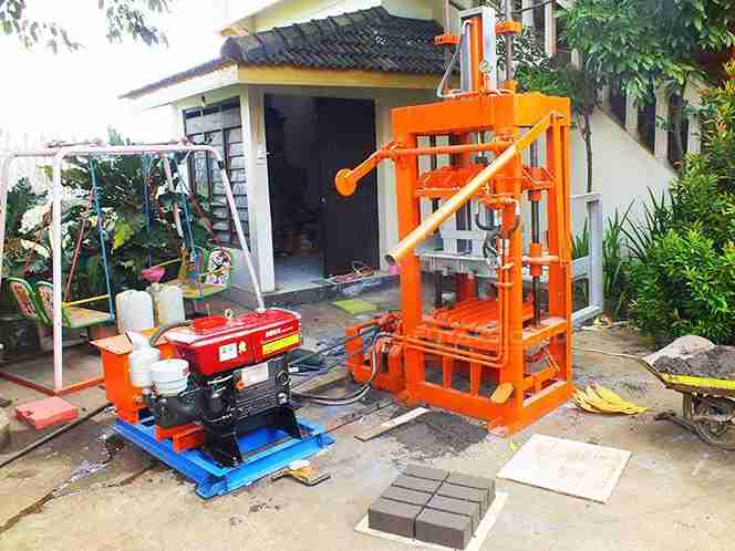 mesin pres batako manual