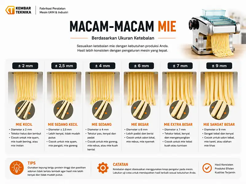 Keunggulan Mesin Pembuat Mie untuk Kebutuhan Rumahan